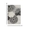 Homeroots 6 x 9 ft. Black Gray White Indoor & Outdoor Area Rug 384600 - alternate 4